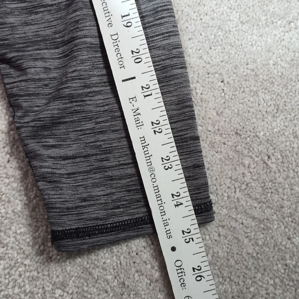 Maurices In Motion Womens 1x Heathered Gray &Black Lace Zip Up Athletic Jacket